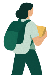 Student mobile illustration